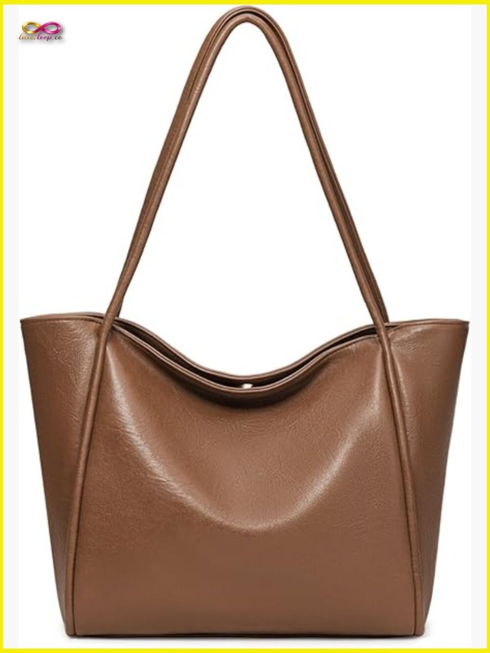 Crossbody Hobo Bag Trendy Shoulder Handbag PU Leather Chic Everyday Purse